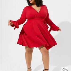 3x Torrid Studio Knit Tiered Dress